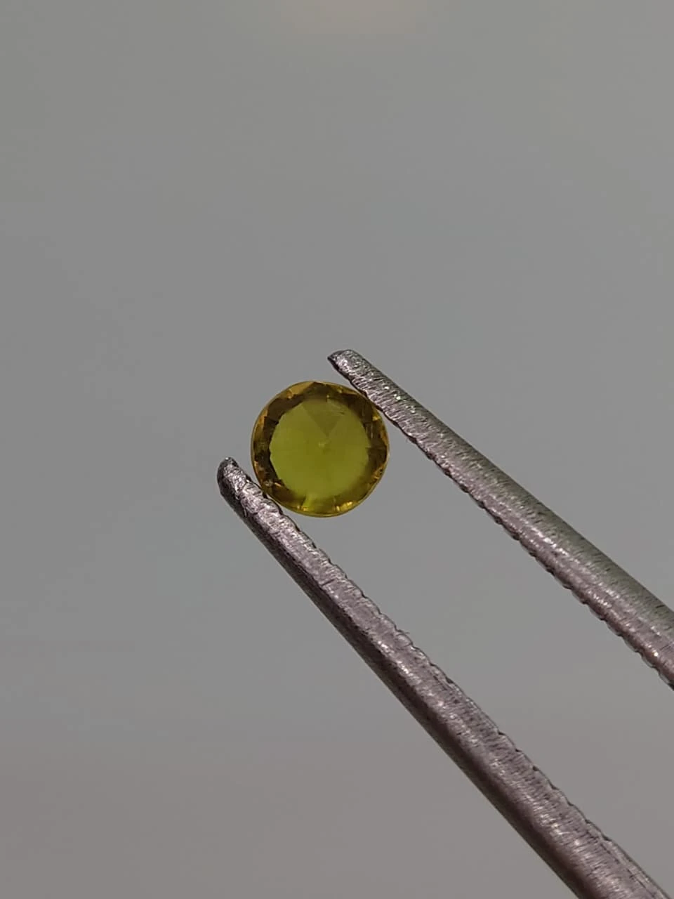 0.37ct Natural Demantoid Garnet Round Cut From Pakistan — view 2